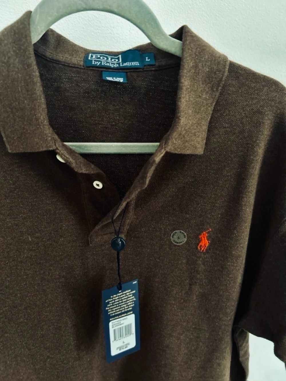 Ralph Lauren Brown Polo with Red Pony